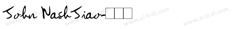 John NashJiao字体转换